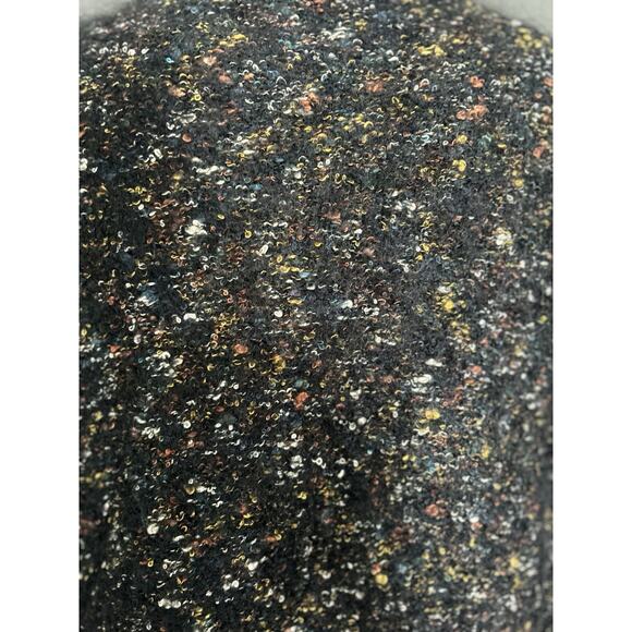 Vintage Paul Et Duffier Mohair Wool Blend Cardigan Large Art to Wear Texture 80s - Picture 13 of 13